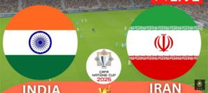 India vs Iran CAFA world cup 2025